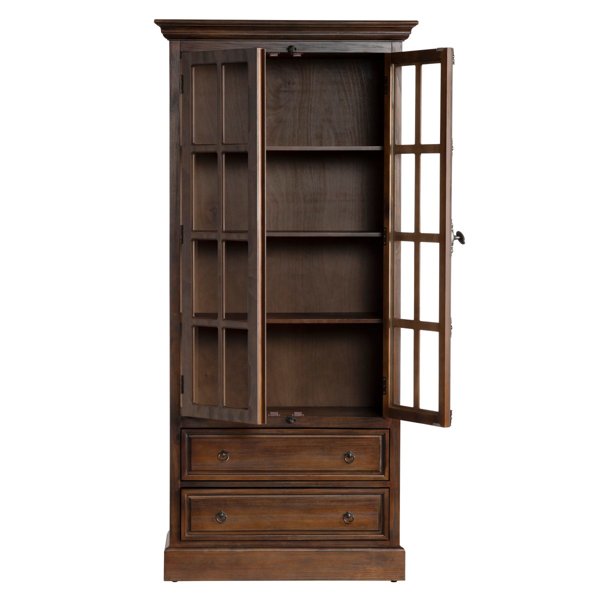 Crestview Collection Rutherford Curio Cabinet CVFVR8005