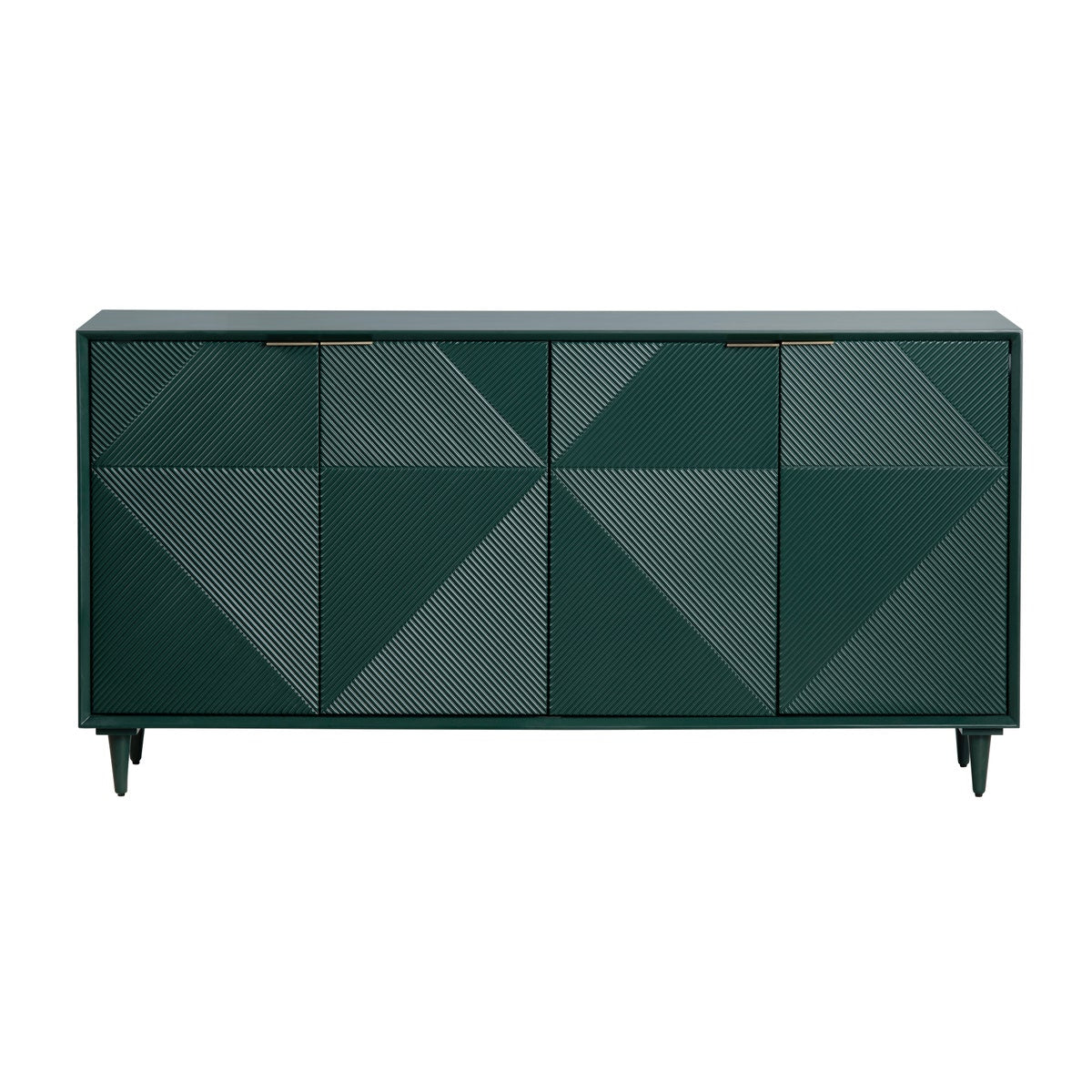 Crestview Collection Evergreen Four Door Sideboard CVFVR8416