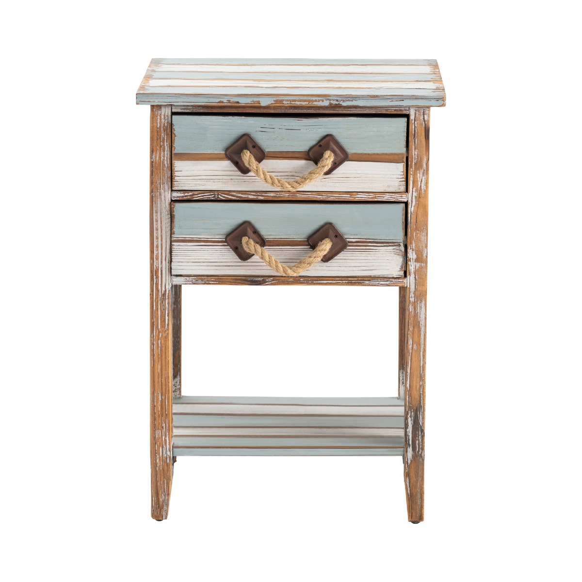 Crestview Collection Nantucket Two-Drawer Accent Table CVFZR693