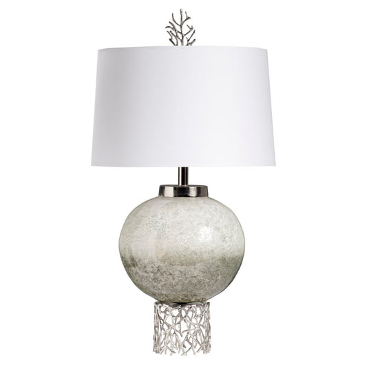 Crestview Silver Coral Table Lamp