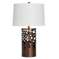 Crestview Cavallo Metal Table Lamp