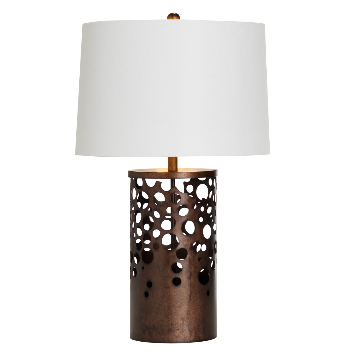 Crestview Cavallo Metal Table Lamp