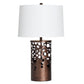 Crestview Cavallo Metal Table Lamp