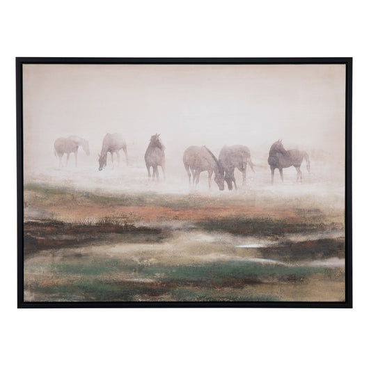 Crestview Grazing Stallions Wall Art