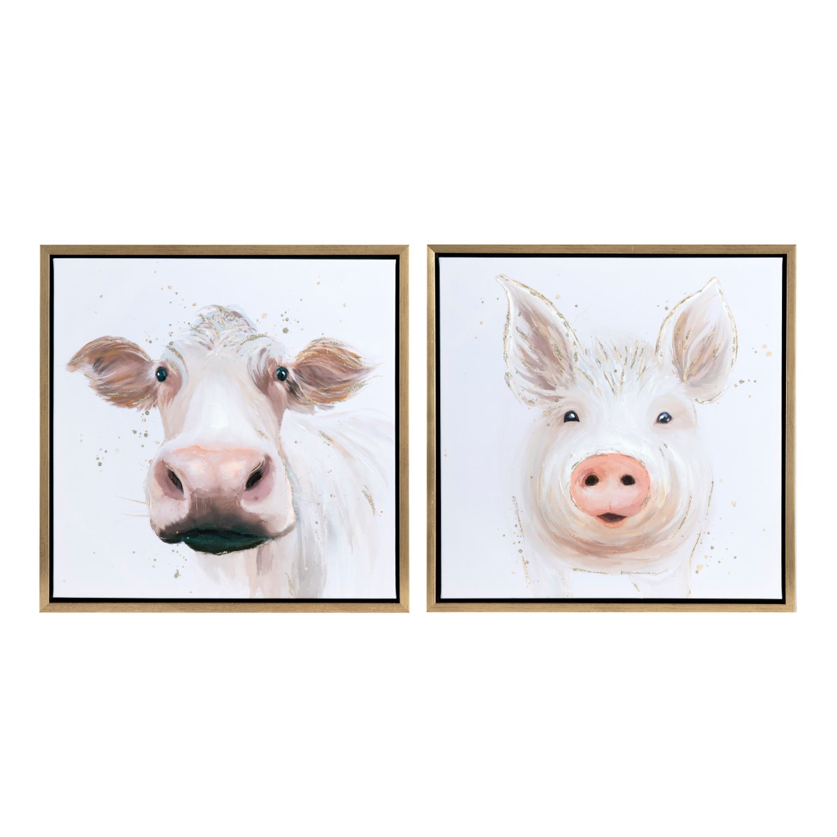 Crestview Bessie & Dolly Wall Art - Set of 2