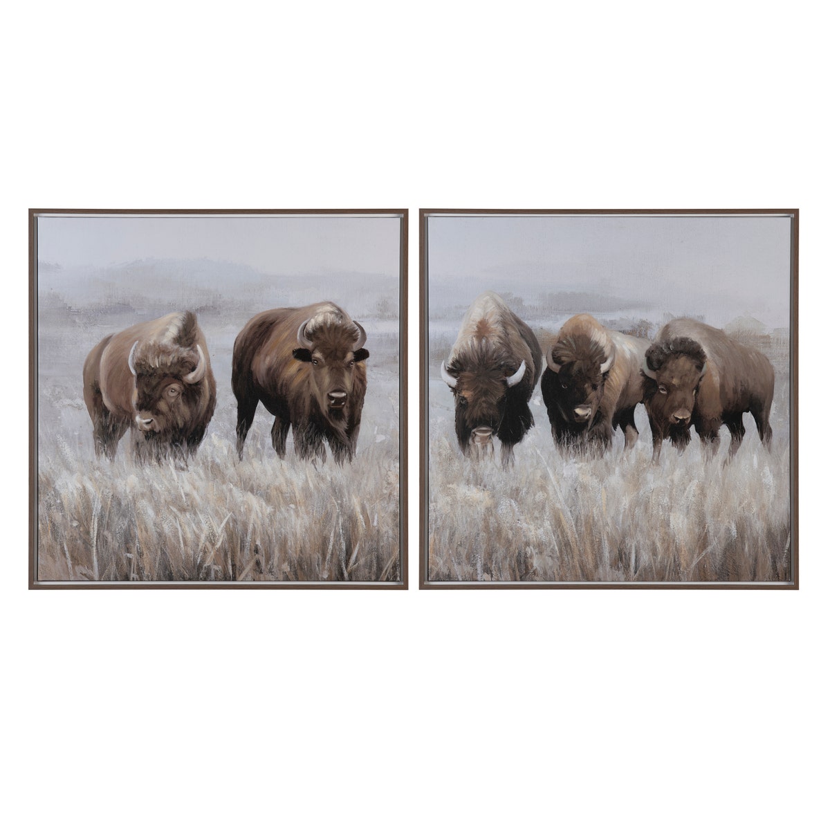 Crestview Grazing Herds Wall Art - Set of 2