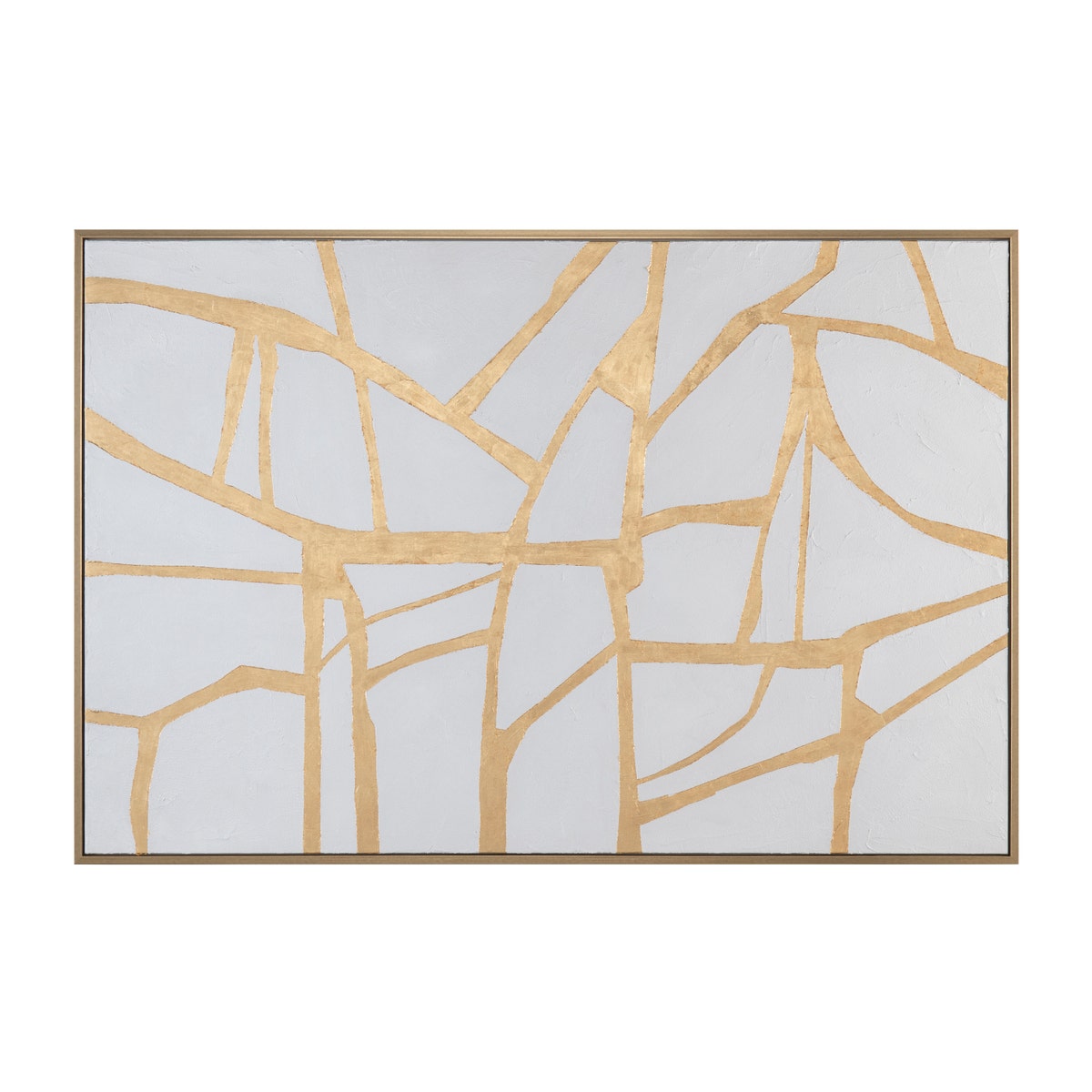 Crestview Gold Lines Wall Art