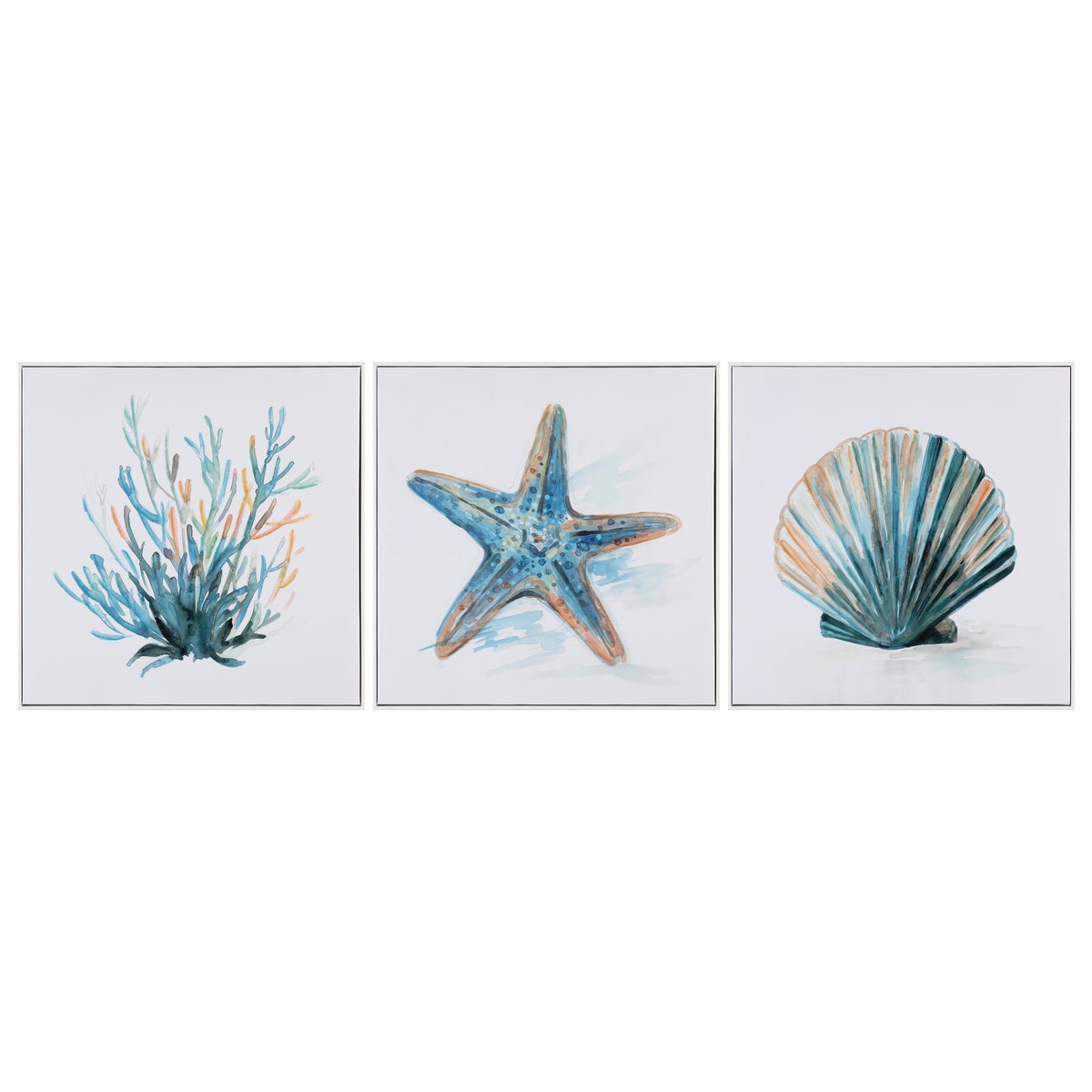 Crestview Under The Sea Wall Art - Set of 3