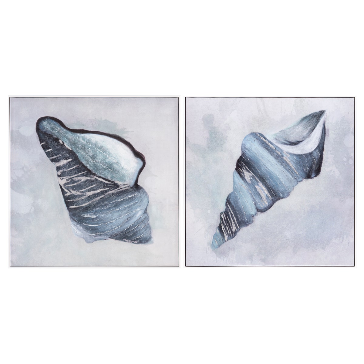 Crestview A Shell Of A Day Wall Art - Set of 2