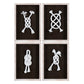 Crestview Double Knotted Wall Art - Set of 4