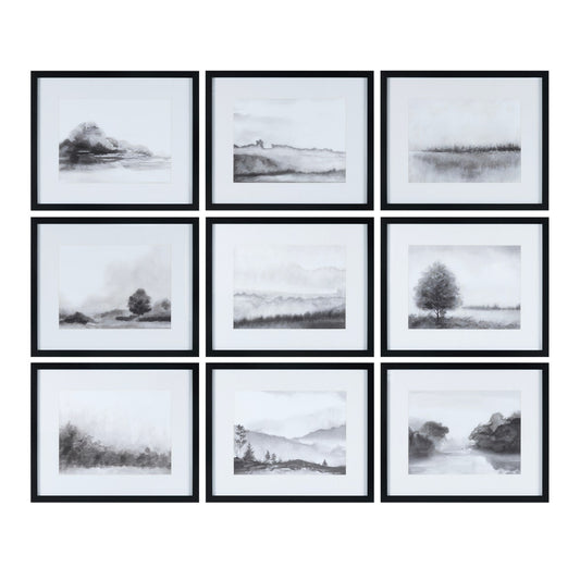 Crestview Pritchard Wall Art - Set of 9