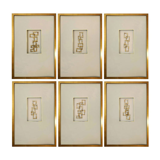 Crestview Rowe Wall Art - Set of 6