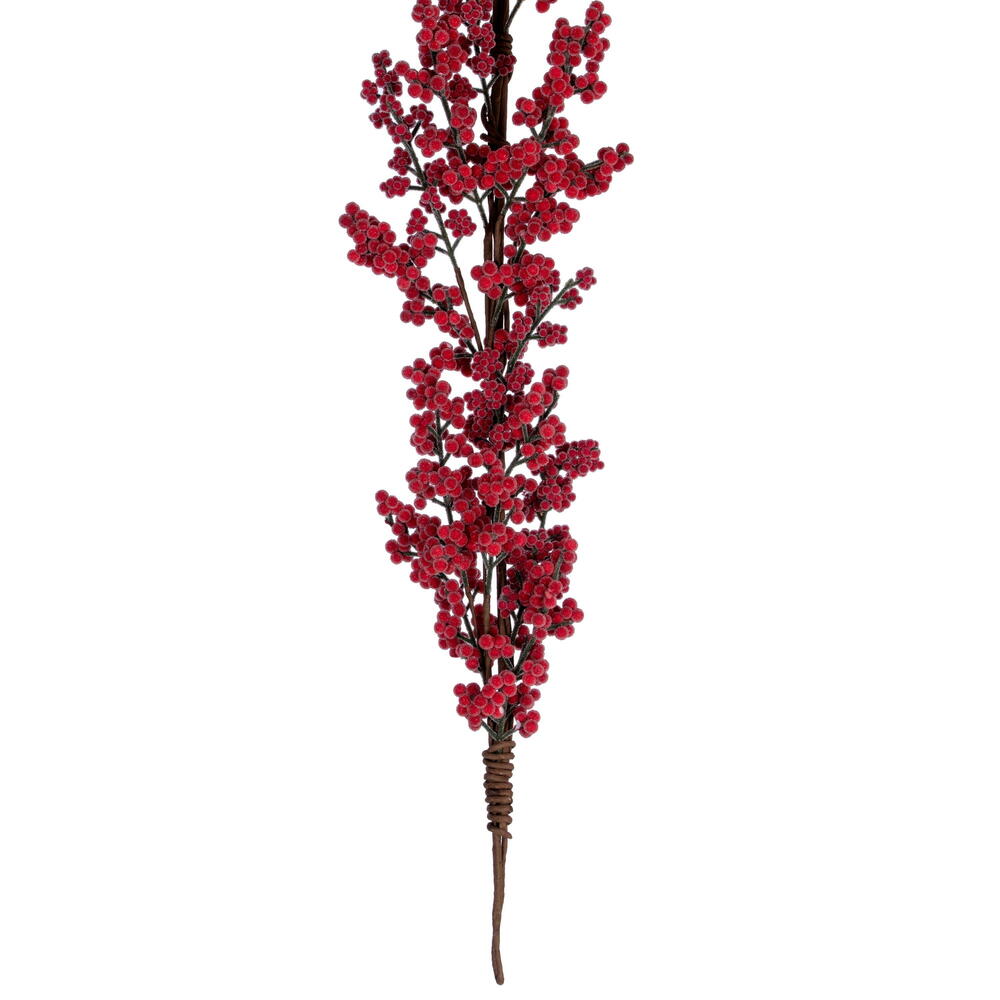 5' Red Ice Berry Garland