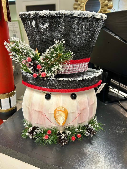 Snowman Head Table Piece