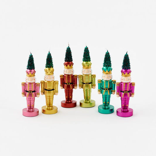 Nutcracker With Tree Candles