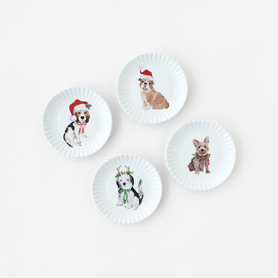 Santa Paws "Paper" Coasters Set of 4