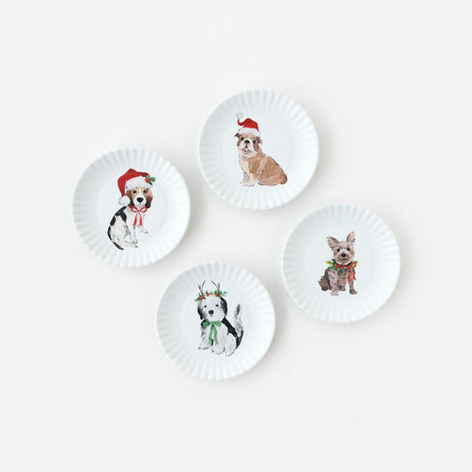 Santa Paws "Paper" Coasters Set of 4