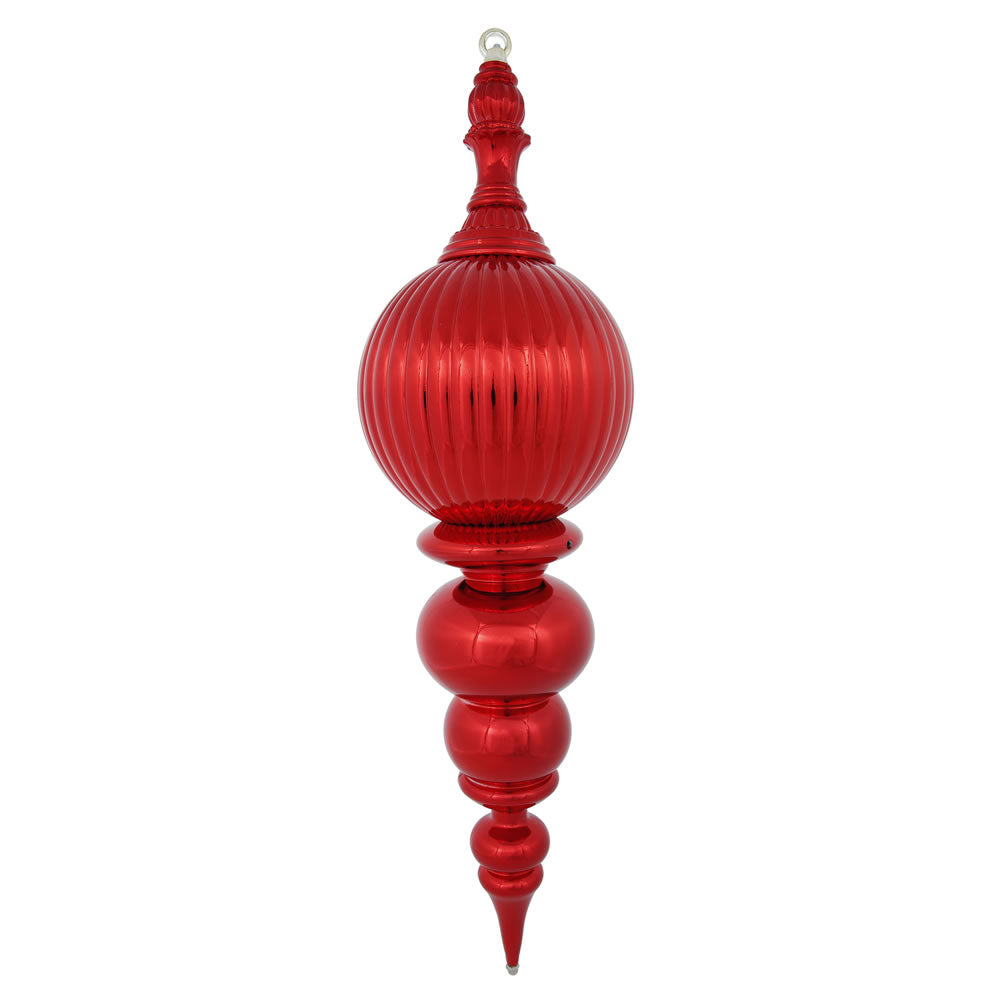 28"Red Shiny Finial