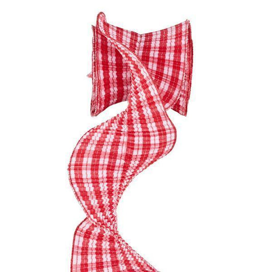 Pleated Check Ribbon