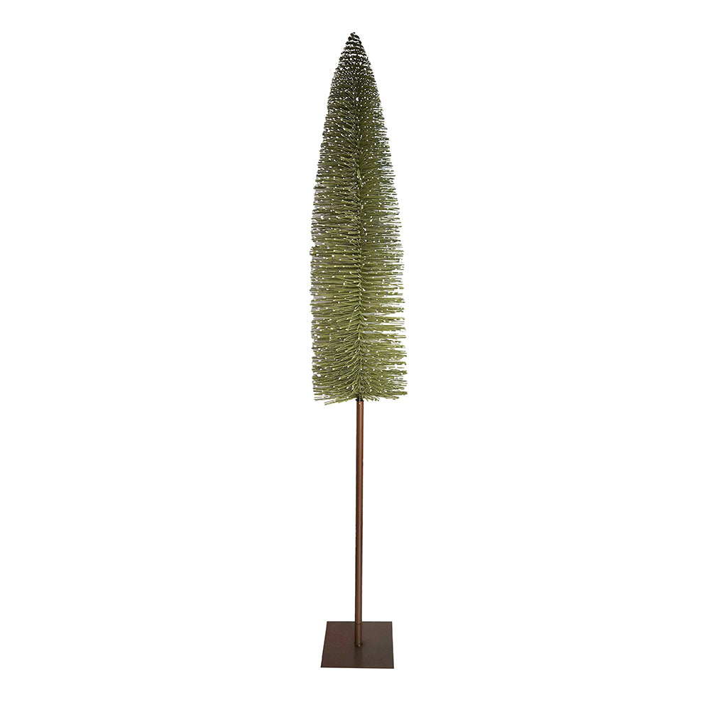 Green Flocked Tree 59"