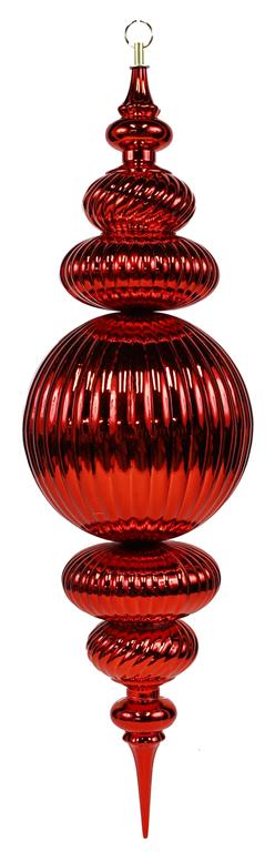 28" Shiny Red Finial