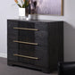 3 Drawer Chest With Gold Hardware