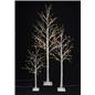 Flocked LED Christmas Twig Tree