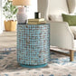 Blue Bliss End Table