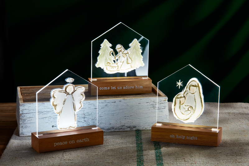 LED Angel Christmas Sitter