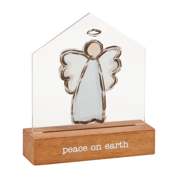 LED Angel Christmas Sitter