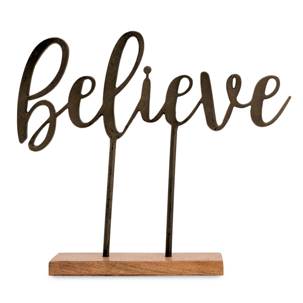 Believe Cast Iron Sentiment