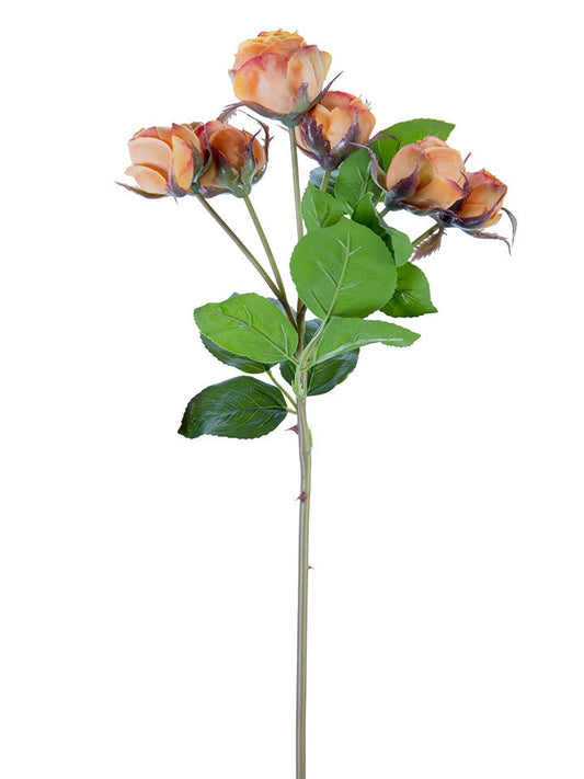 22"Orange Rose Bud