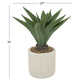 Agave Faux Plant with Ceramic Pot