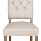 Ava Upholstered Dining Chair Beige