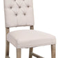 Ava Upholstered Dining Chair Beige