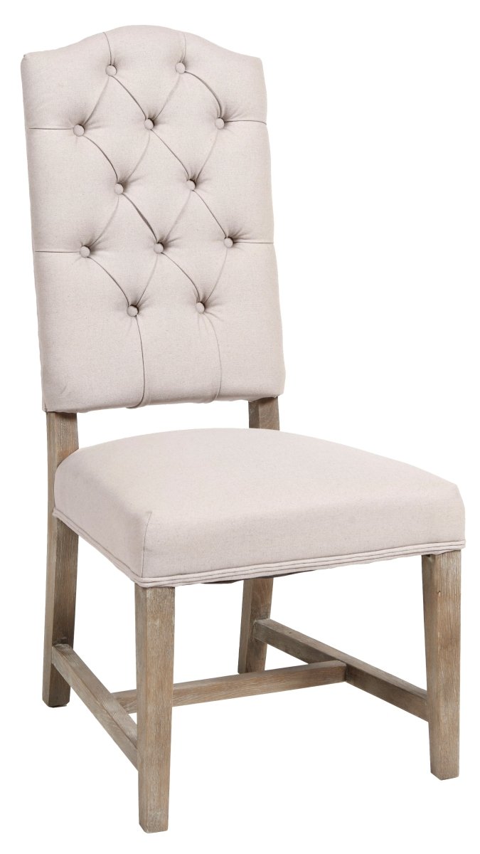 Ava Upholstered Dining Chair Beige