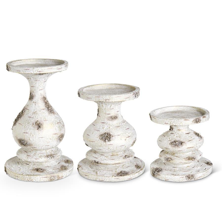 Birch Candleholder Set