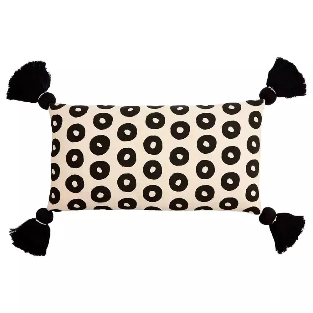 Black Dot Pillow