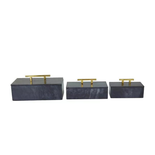 Black Marble Box's Set of 3