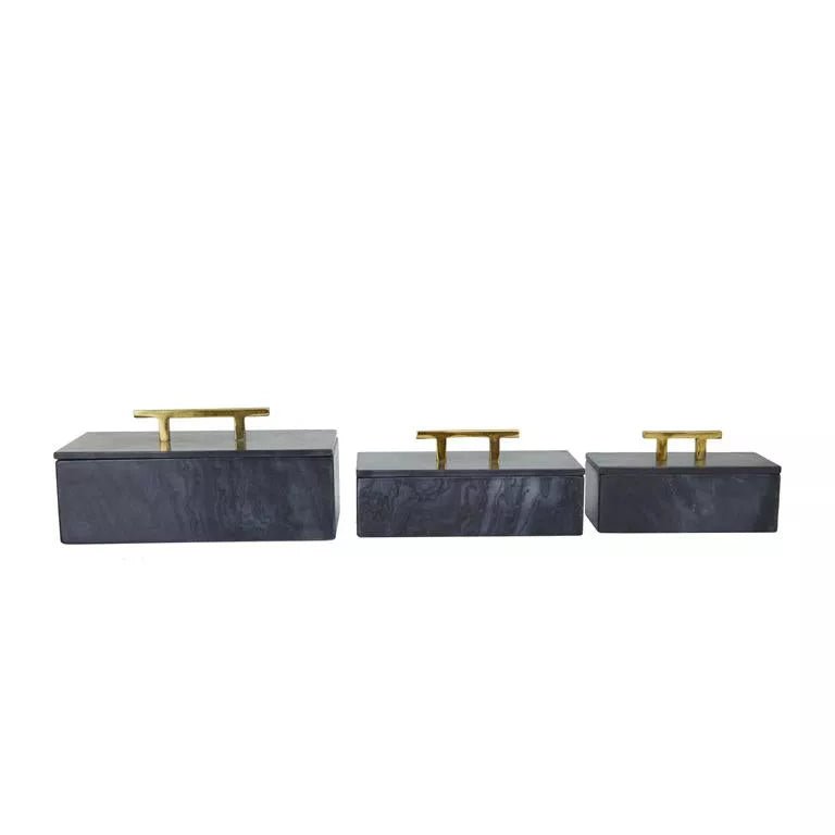 Black Marble Box's Set of 3