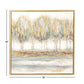 Blue Canvas Treeline Framed Wall Art