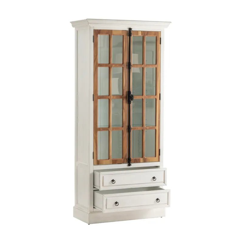 Curio Cabinet Two Tone