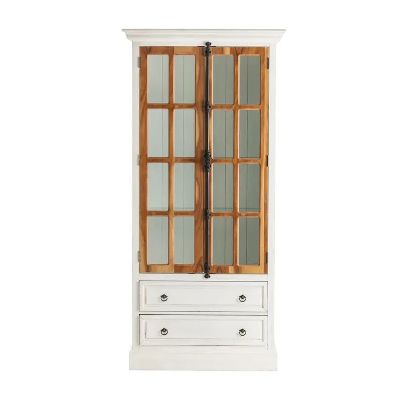 Curio Cabinet Two Tone