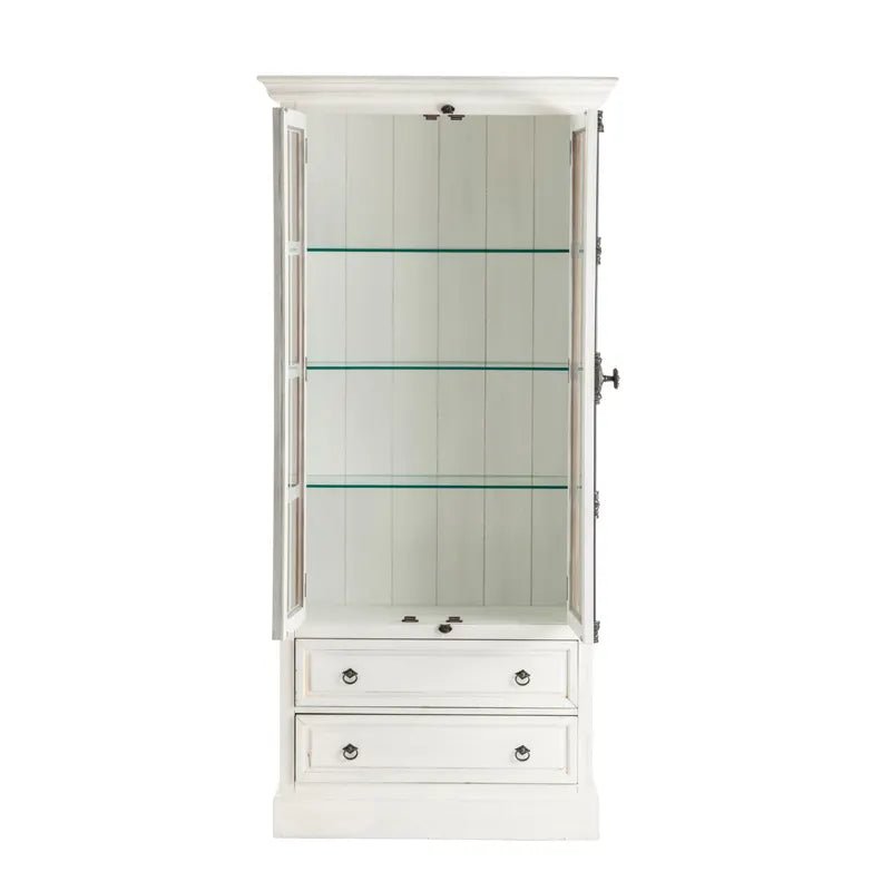 Curio Cabinet Two Tone