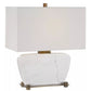 Genessy White Marble Table Lamp