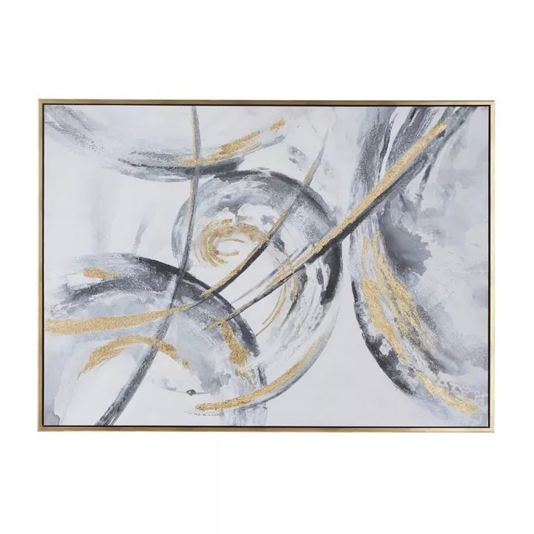Gold Canvas Abstract Wall Art