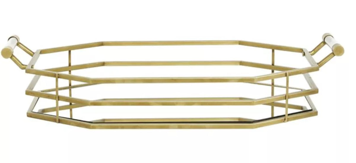 Gold Mirrored Tray