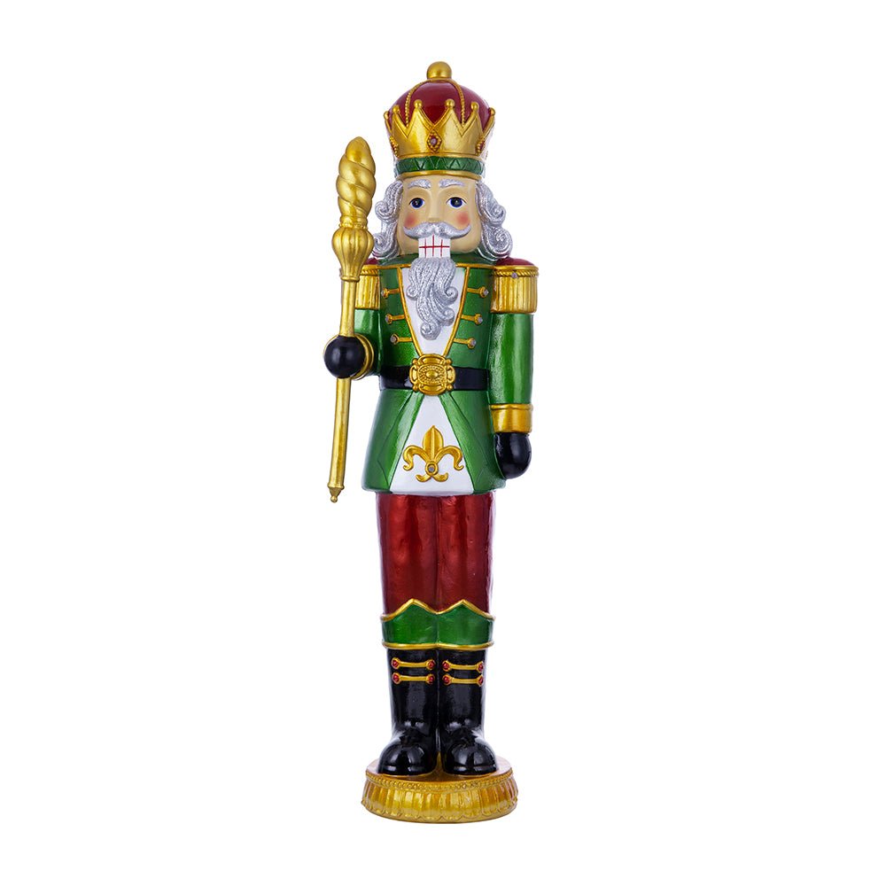 Green Nutcracker With LED Lights