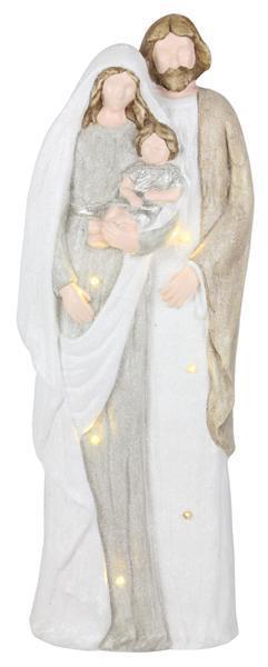 Lighted Holy Family