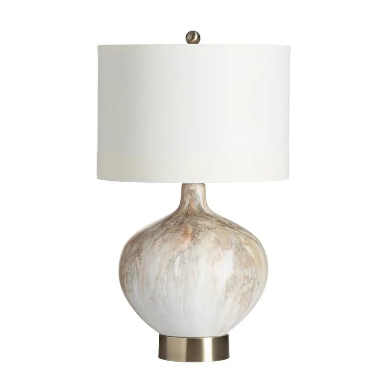 Marbleized Table Lamp